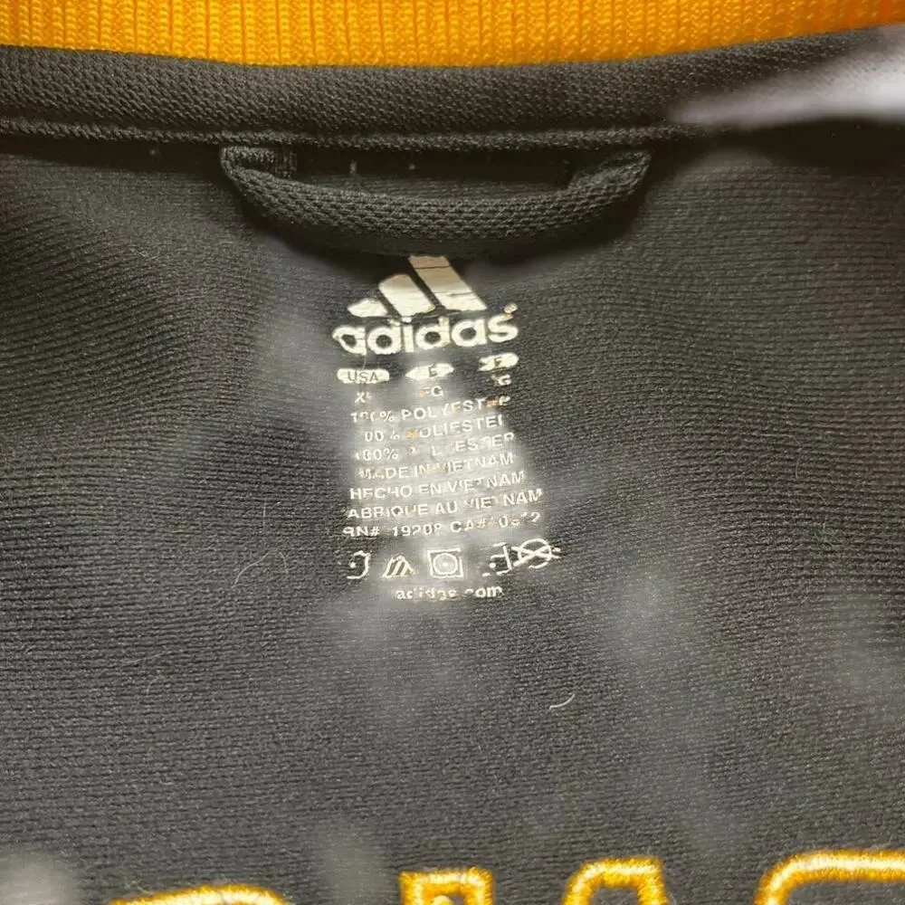 Adidas LA Lakers Track Jacket Gray Gold Full Zip XL